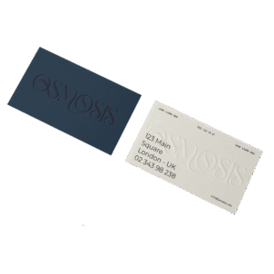 Embossed Business Card