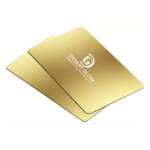 Gold Metal NFC Business Cards Printing