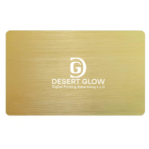Gold Metal NFC Business Cards Printing