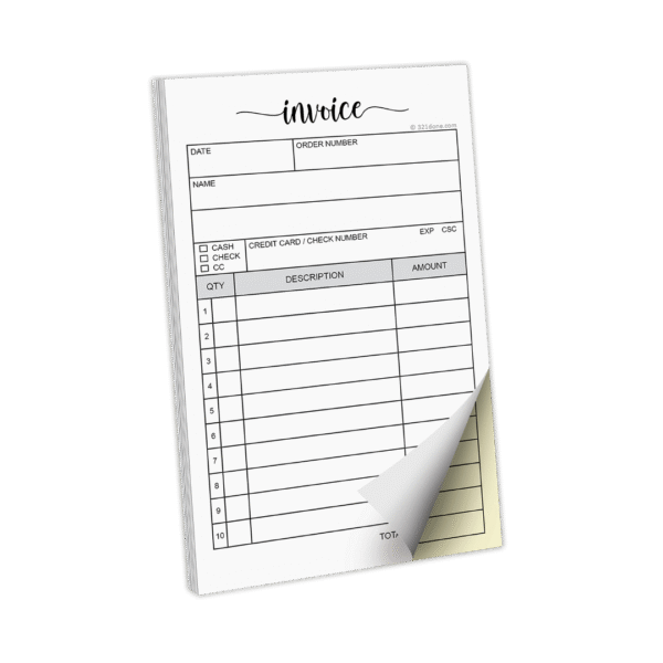 Invoice Book Printing
