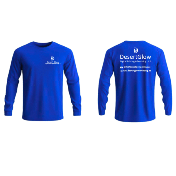 Round Neck Full Sleeve T-Shirt Printing