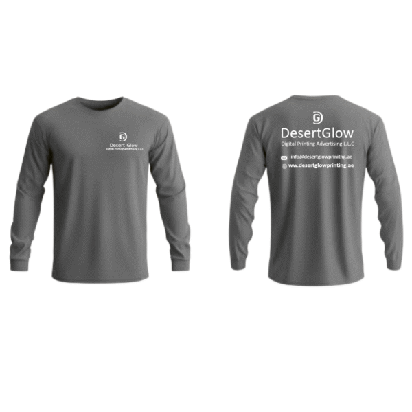 Round Neck Full Sleeve T-Shirt Printing