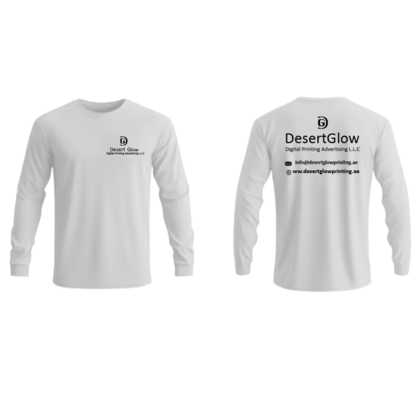 Round Neck Full Sleeve T-Shirt Printing