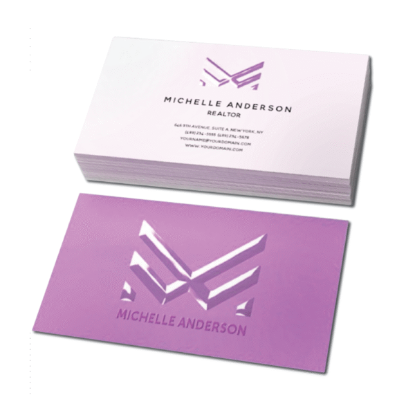 Business Card Spot UV