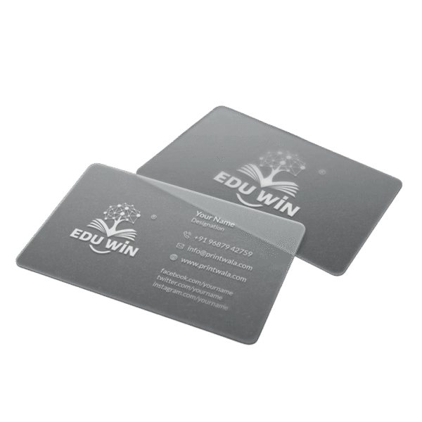Transparent Business Cards Printing