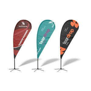 Teardrop Flags Printing