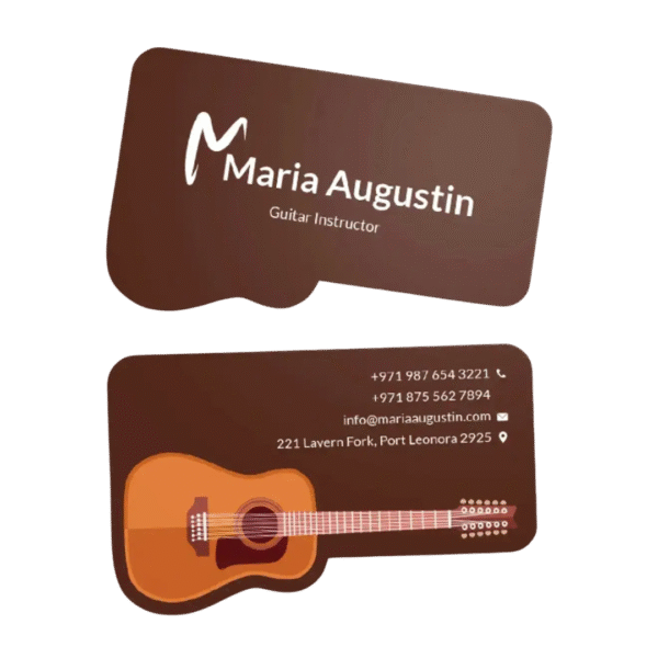 Custom Die Cutt Business Card