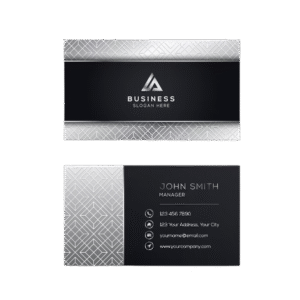 Silver Foil Business Cards Printing
