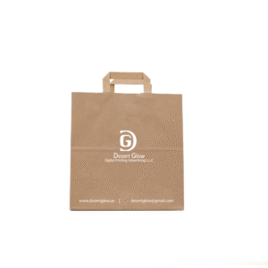 26x10x36 cm Kraft Brown Paper Bag Flat Handle-02
