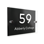 Acrylic Glass Name Plate Printing