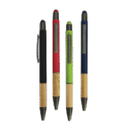 Stylus Metal Pen with Bamboo Grip