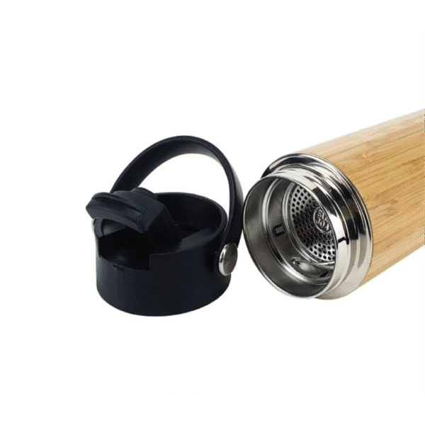 Bamboo Flask with Tea Infuser Bottle