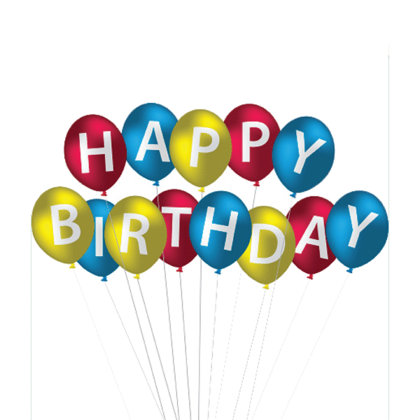 Birthday Balloons Printing