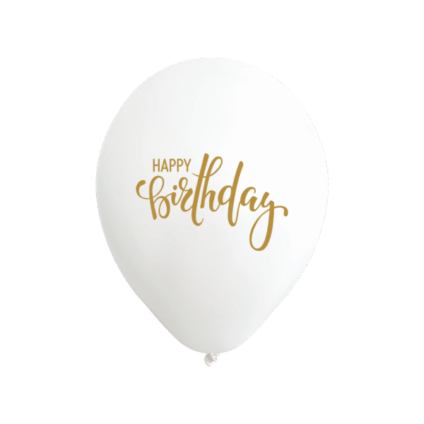 Birthday Balloons Printing