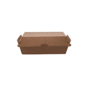 Kraft Flute Dinner Box 17.8X16X8 cm 150-07