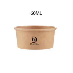 Kraft Paper Portion Cups with Lid