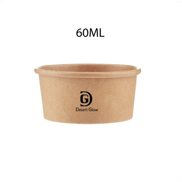 Kraft Paper Portion Cups with Lid