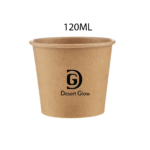 Kraft Paper Portion Cups with Lid