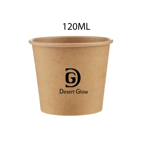 Kraft Paper Portion Cups with Lid