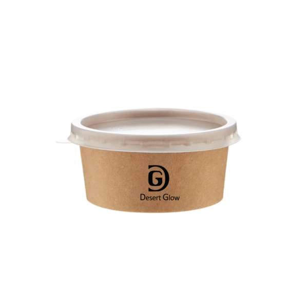 Kraft Paper Portion Cups with Lid