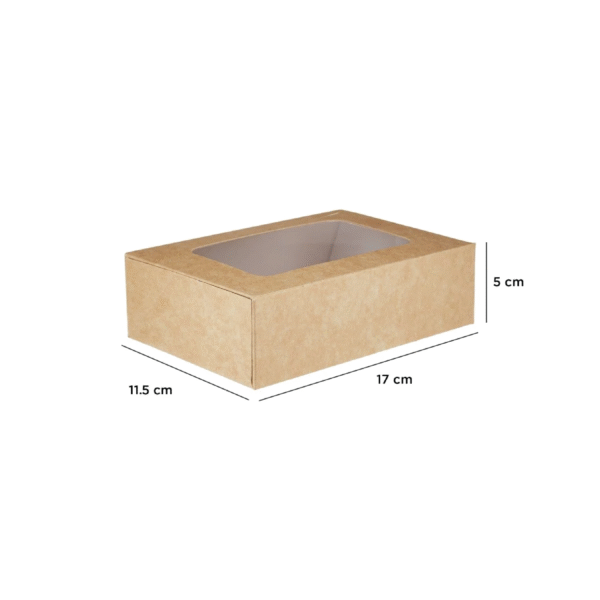 Kraft Rectangle Salad Box