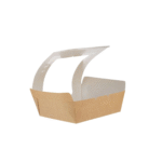 Kraft box with wider window