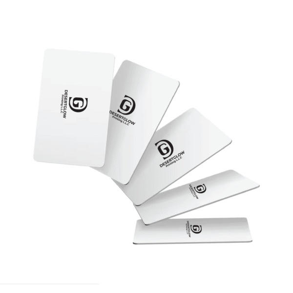 White PVC Business Cards Printing
