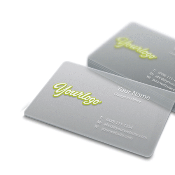 Frosted PVC Business Cards Printing
