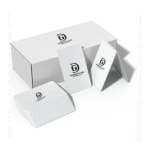 White PVC Business Cards Printing