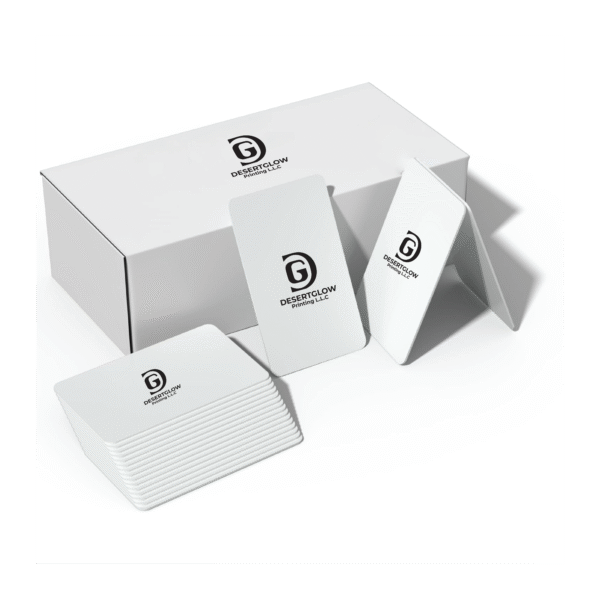 White PVC Business Cards Printing