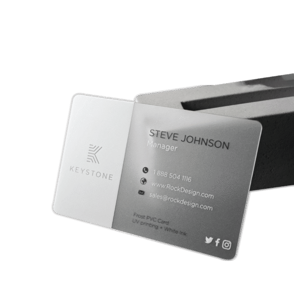 Frosted PVC Business Cards Printing