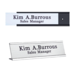 V-Shaped Acrylic Name Plate Printing