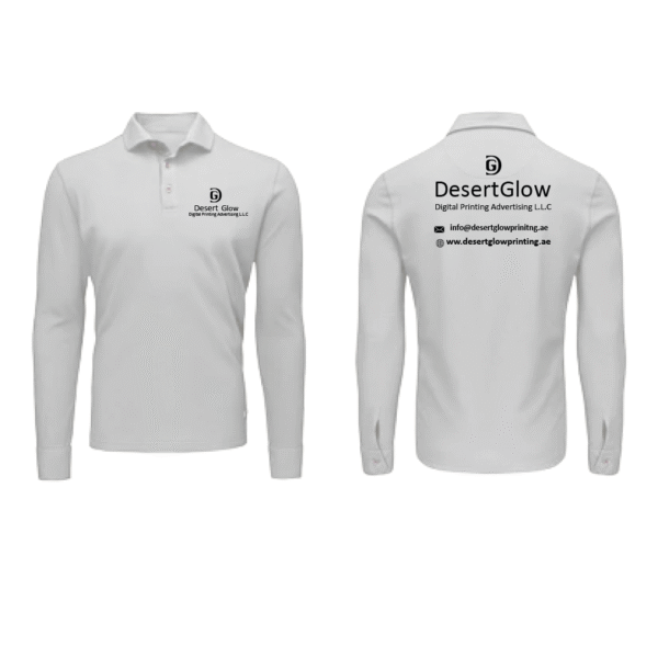 Polo Full Sleeve T-shirt Printing