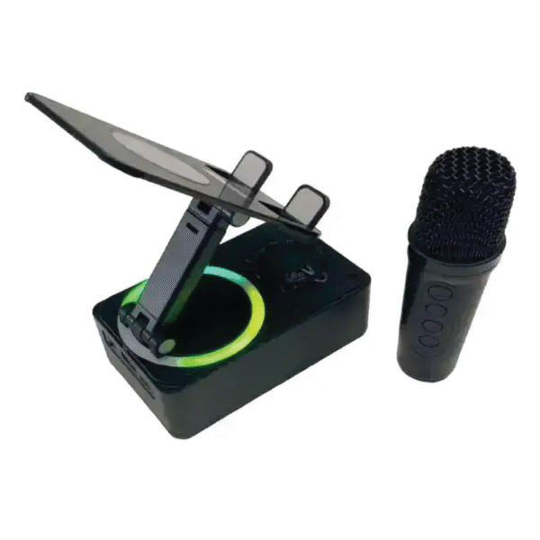 Adjustable Phone Stand With Bluetooth Speaker