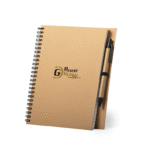 Spiral Notebook with Pen Printing