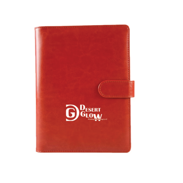 Premium Leather Notebook Printing – Elegant Custom Stationery
