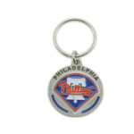 Metal Keychain Ring with Shiny Chrome