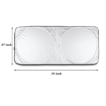 Round Folding Car Windshield Sunshade