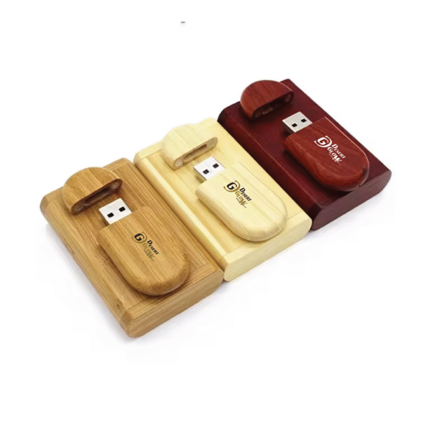 Magnetic Wooden USB Flash Drive with Wooden Box