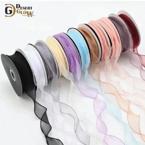 Organza Wired Sheer Ribbon – Structured Shape & Decorative Appeal