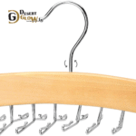 Wooden Tie Rack Hangers Rotating Twirl