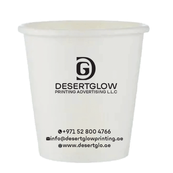 White Single Wall Paper Cup