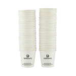 2.5 Oz White Single Wall Qahwa Paper Cups