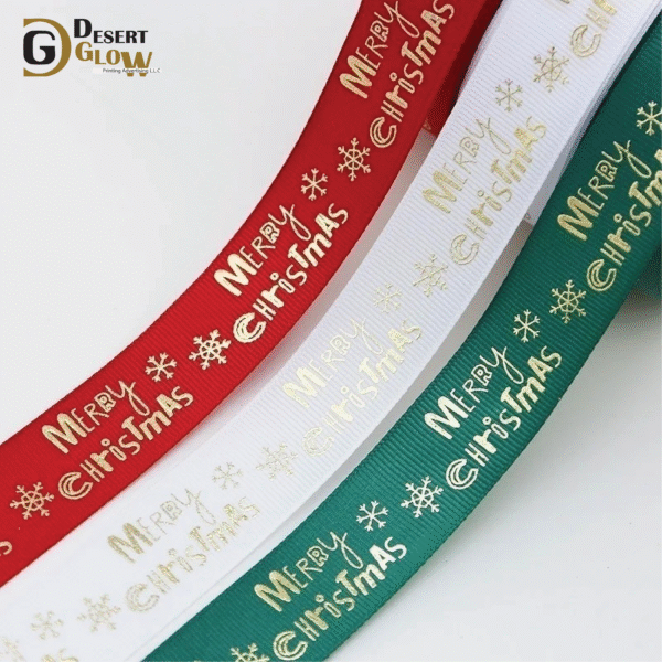 Merry Christmas Ribbon – Festive Design, Premium Finish & Seasonal Appeal