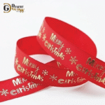 Merry Christmas Ribbon – Festive Design, Premium Finish & Seasonal Appeal