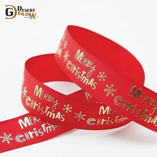 Merry Christmas Ribbon – Festive Design, Premium Finish & Seasonal Appeal