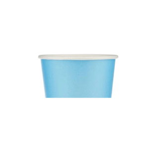 25 Pieces 8 Oz Single Wall Blue Paper Cups-01