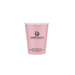 25 Pieces 8 Oz Single Wall Pink Paper Cups
