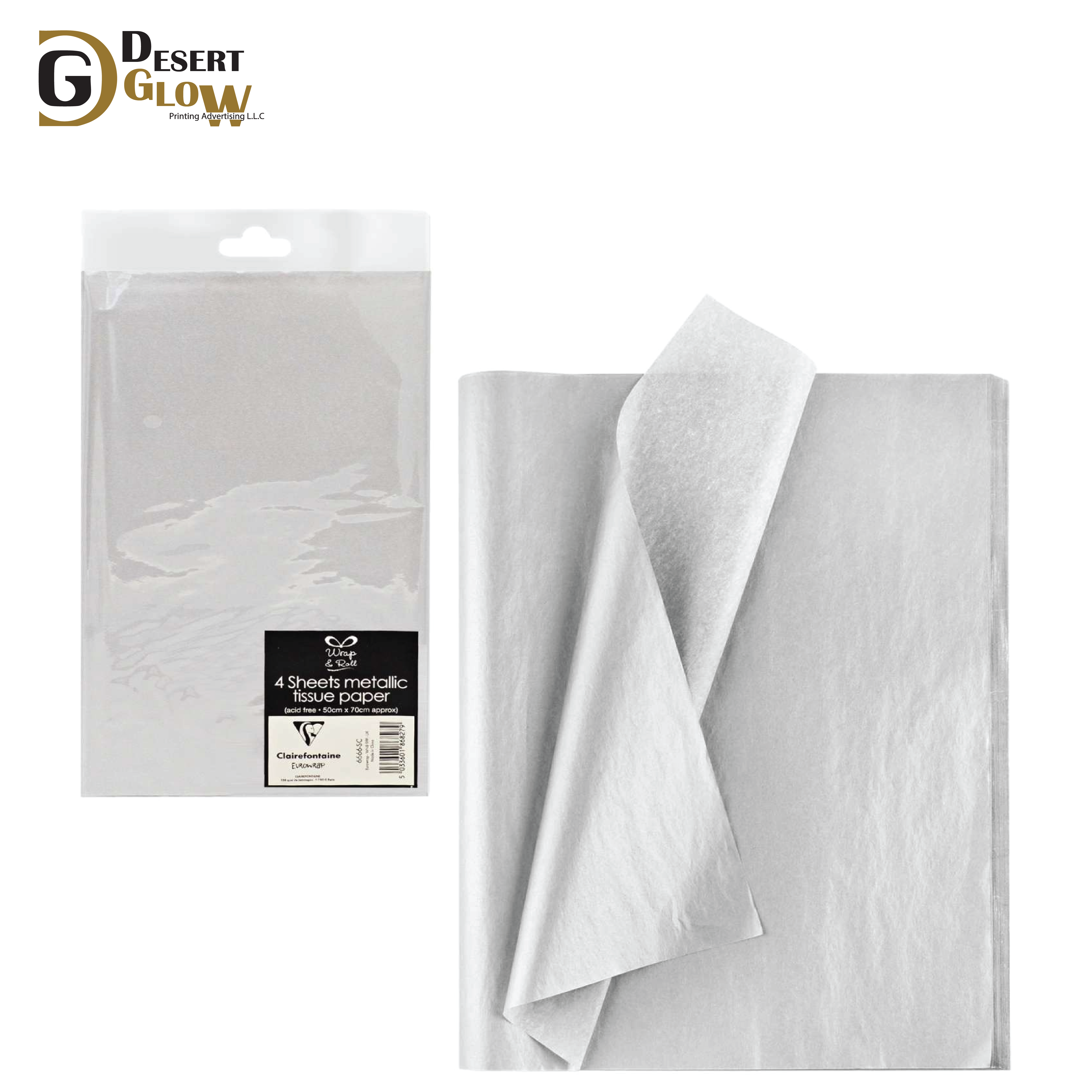 Silver Color Tissue Paper for Gift Wrapping