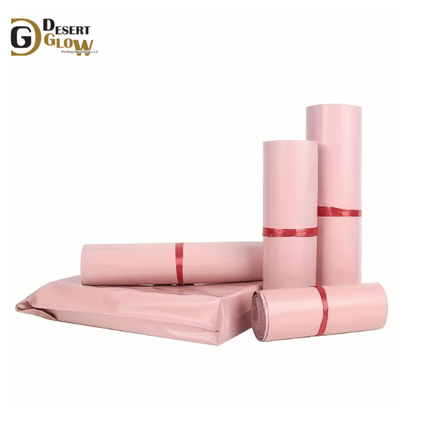 Baby Pink Plastic Envelope Bag
